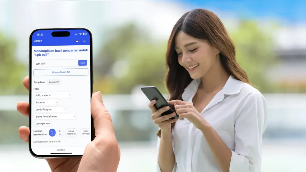 cari lpk resmi dan terpercaya hanya di gohan